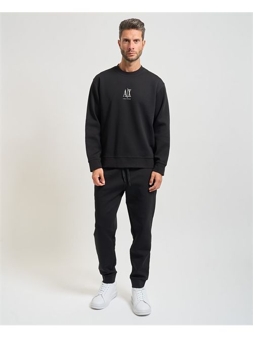 Felpa girocollo Armani Exchange con logo ARMANI EXCHANGE | XM000368-AF10818UC001